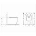 Біде для підлоги Qtap Jay 560х360х410 мм, White QT07443375W