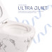 Унітаз підвісний Robin Ultra Quiet 490×365×325 мм, Marble, з сидінням Slim Duroplast / Soft-close / Quick Release QT13332381АSMR Qtap