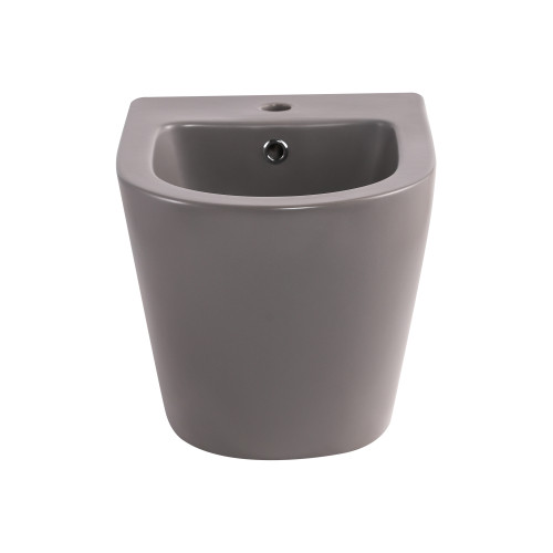 Біде підвісне Qtap Robin 515x370x350 мм, Stone grey QT13551381GSG