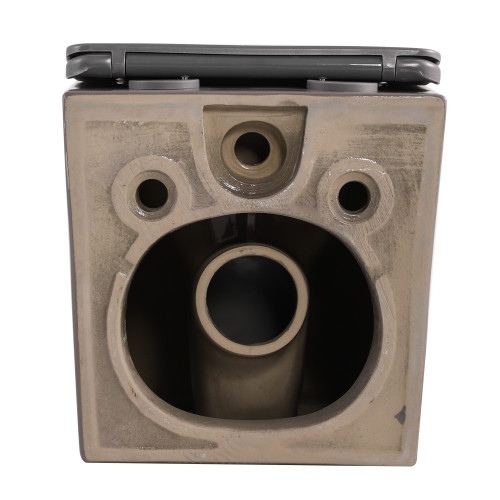 Унітаз підвісний Tern Ultra Quiet 490×365×325 мм, Stone Grey, з сидінням Slim Duroplast / Soft-close / Quick Release QT17332303ASSG Qtap
