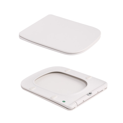 Унітаз підвісний Tern Ultra Quiet 490×365×325 мм, Marble, з сидінням Slim Duroplast / Soft-close / Quick Release QT17332303ASMR Qtap