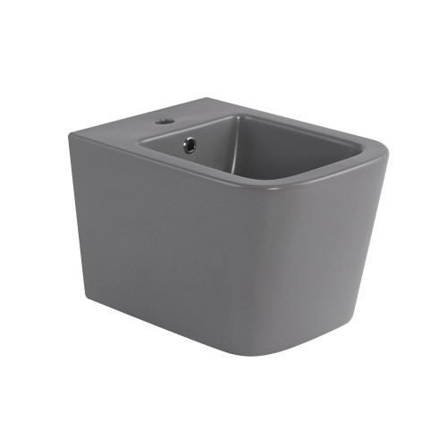 Біде підвісне Qtap Tern 520x350x330 мм, Stone grey QT17551303GSG