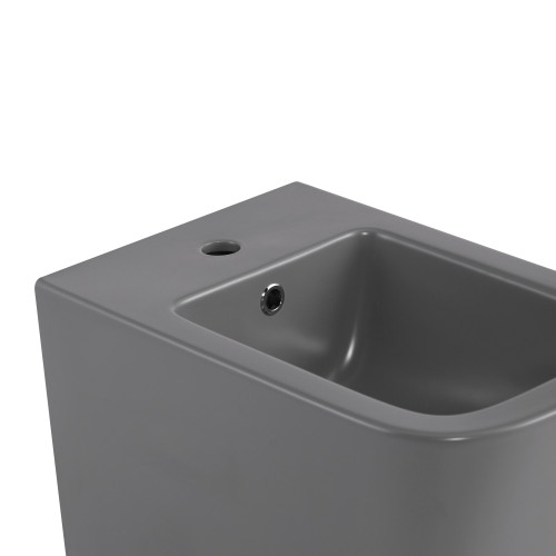 Біде підвісне Qtap Tern 520x350x330 мм, Stone grey QT17551303GSG