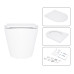 Готовое решение Qtap для ванной комнаты: подвесной унитаз Swan Ultra Quiet 520×360×320 + комплект инсталляции Nest 4 в 1 (линейная клавиша White)