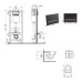 Готове рішення Qtap для ванної кімнати: підвісний унітаз Jay Ultra Quiet 520x360x320 + комплект інсталяції Nest 4 в 1 (лінійна клавіша Matt Black)