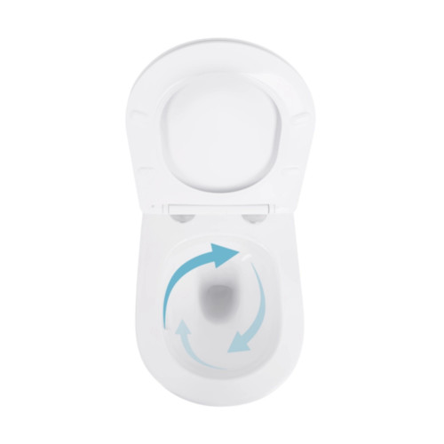 Готове рішення Qtap для ванної кімнати: унітаз підвісний Swan Ultra Quiet 520×360×320 + комплект інсталяції Nest 4 в 1 (лінійна клавіша Chrome)