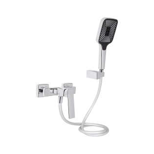 Змішувач для душу Qtap Capricorn із душовим гарнітуром Chrome (k35) QTCAP4060102C48221