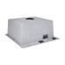 Lidz Handmade H5050HB Мийка для кухні інтегрована Decor Black PVD Honeycomb 2,5/0,5 мм LDH5050BDECPVD48369