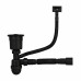Lidz Handmade H5050HB Мийка для кухні інтегрована Decor Black PVD Honeycomb 2,5/0,5 мм LDH5050BDECPVD48369