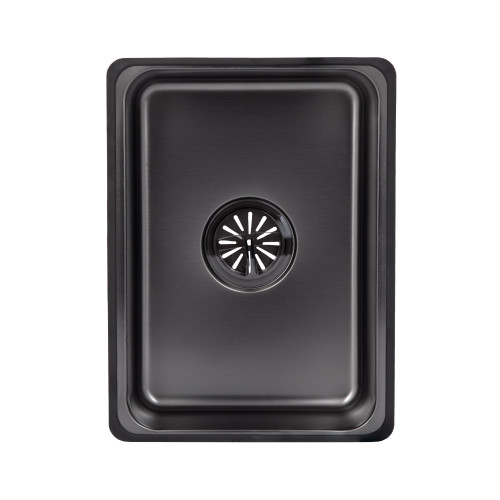 Lidz Handmade H7545B Мийка для кухні інтегрована Decor Black PVD Honeycomb 3,0/1,0 мм LDH7545BDECPVD48373