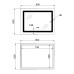 Дзеркало Lidz Kubis (KU2) 800х600 з LED-підсвічуванням Touch, з антизапітнінням, з диммером, рег. яскравості LD78LF904708048446