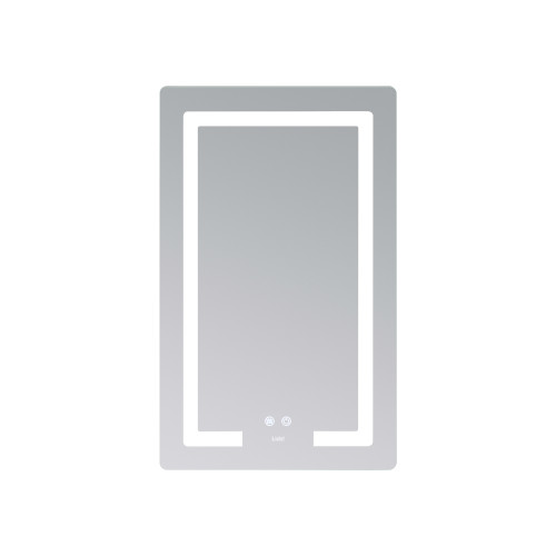 Дзеркало Lidz Kubis (KU2) 500х800 з LED-підсвічуванням Touch, з антизапітнінням, з диммером, рег. яскравості LD78LF936508048448
