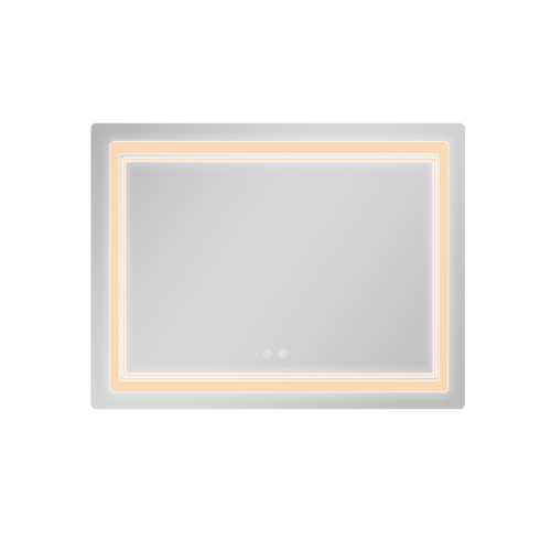 Дзеркало Qtap Cardinal (CA2) 1000х800 з LED-підсвічуванням Touch, з антизапотіванням, з димером, рег. темп. кольори (3000-6500K) QT0478C1008048455