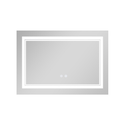 Дзеркало Qtap Cardinal (CA1) 800х600 з LED-підсвічуванням Touch, з антизапотіванням, з димером, рег. темп. кольори (3000-6500K) QT0478C8060