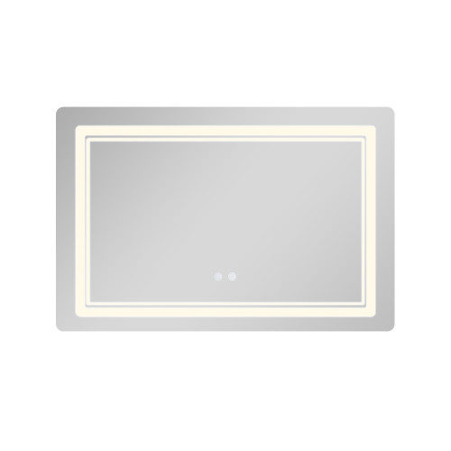 Дзеркало Qtap Cardinal (CA2) 800х600 з LED-підсвічуванням Touch, з антизапотіванням, з димером, рег. темп. кольори (3000-6500K) QT0478C806048457