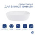 Комплект Qtap Cardinal: Раковина накладна 600x380x140 мм, White, овальна + Донний клапан Pop-up PU02