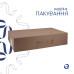 Комплект Qtap Kolibri: Раковина накладна 425x425x140 мм, White, квадратна + Донний клапан Pop-up PU02