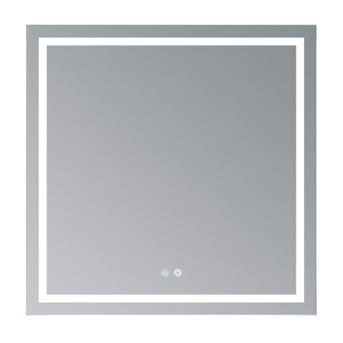 Дзеркало Qtap Mideya (MI1) 800x800 з LED-підсвічуванням Touch, з антизапітнінням, диммером, рег. яскравості QT2078NCF808048477