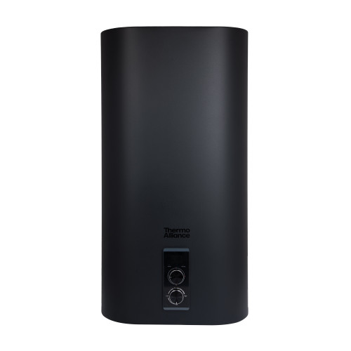 Водонагрівач електричний Thermo Alliance 50 л Black, вертикальний плоский, мокрий ТЕН 2 кВт (0,8+1,2) DT50V20G(PD)/2В