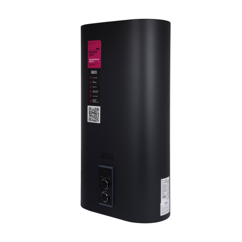 Водонагрівач електричний Thermo Alliance 50 л Black, вертикальний плоский, мокрий ТЕН 2 кВт (0,8+1,2) DT50V20G(PD)/2В