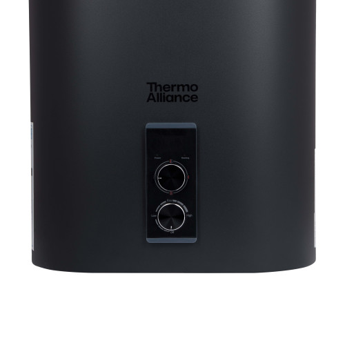 Водонагрівач електричний Thermo Alliance 50 л Black, вертикальний плоский, мокрий ТЕН 2 кВт (0,8+1,2) DT50V20G(PD)/2В