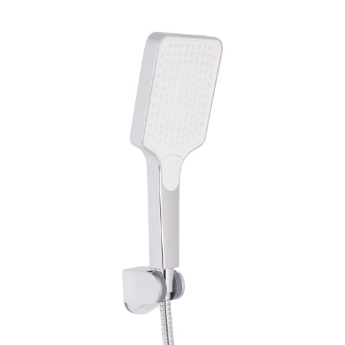 Змішувач для ванни Qtap Crow із душовим гарнітуром QTCRO259CRM48646 Chrome