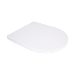 Qtap Сидіння для унітазу (Jay 640, Swan 640) 422x360x30 мм, White, з мікроліфтом, Slim Duroplast, Quick Release QTSC179W48699