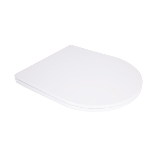 Qtap Сидіння для унітазу (Jay 640, Swan 640) 422x360x30 мм, White, з мікроліфтом, Slim Duroplast, Quick Release QTSC179W48699