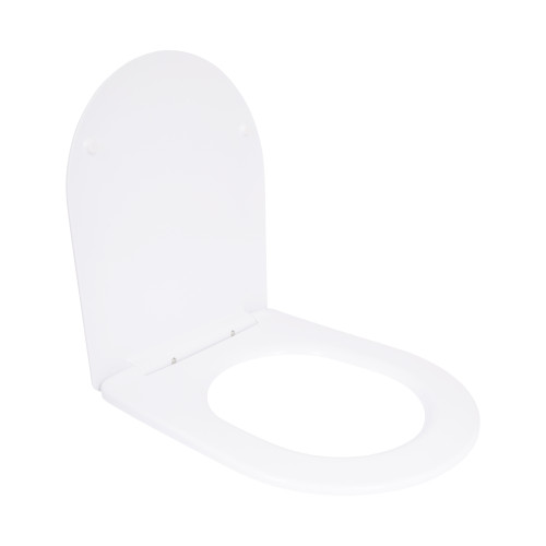 Qtap Сидіння для унітазу (Jay 640, Swan 640) 422x360x30 мм, White, з мікроліфтом, Slim Duroplast, Quick Release QTSC179W48699