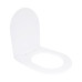 Qtap Сидіння для унітазу (Jay 640, Swan 640) 422x360x30 мм, White, з мікроліфтом, Slim Duroplast, Quick Release QTSC179W48699