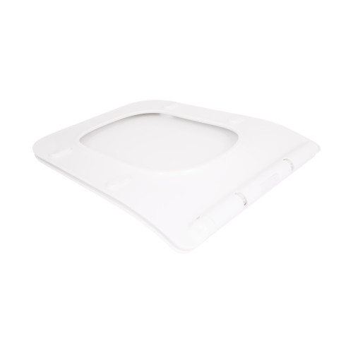 Qtap Сидіння для унітазу (Crow 640) 460x350x47 мм, White, з мікроліфтом, Slim Duroplast, Quick Release QTSC179W48700