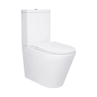 Унітаз для підлоги Qtap Swan Eco Ultra Quiet з сидінням Soft-close 640x360x835 мм QTSWA27W48748 White