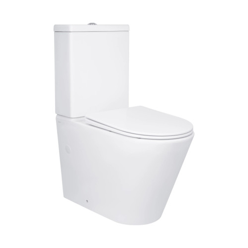 Унітаз для підлоги Qtap Swan Eco Ultra Quiet з сидінням Soft-close 640x360x835 мм QTSWA27W48748 White