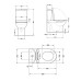 Унітаз для підлоги Qtap Swan Eco Ultra Quiet з сидінням Soft-close 640x360x835 мм QTSWA27W48748 White