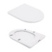 Унітаз для підлоги Qtap Swan Eco Ultra Quiet з сидінням Soft-close 640x360x835 мм QTSWA27W48748 White