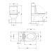 Унітаз для підлоги Qtap Jay Eco Ultra Quiet з сидінням Soft-close 640x360x835 мм QTJAY27W48749 White
