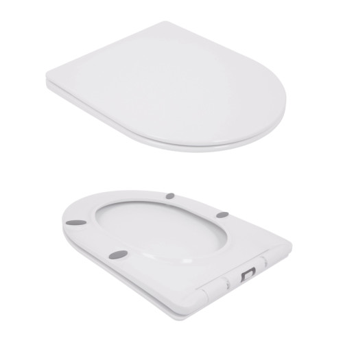 Унітаз для підлоги Qtap Jay Eco Ultra Quiet з сидінням Soft-close 640x360x835 мм QTJAY27W48749 White