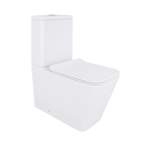 Унітаз підлоговий Qtap Crow Eco безободковий з сидінням Soft-close QTCRO27W48750