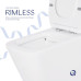 Унітаз підлоговий Qtap Crow Eco безободковий з сидінням Soft-close QTCRO27W48750