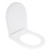 Qtap Сидіння для унітазу (Robin 490, Scorpio 490) 430x363x60 мм, White, з мікроліфтом, Slim Duroplast, MagLock QTSC179W48915