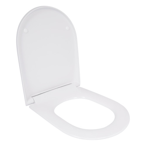 Qtap Сидіння для унітазу (Robin 520, Scorpio 520) 465x363x60 мм, White, з мікроліфтом, Slim Duroplast, MagLock QTSC179W48916