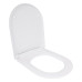 Qtap Сидіння для унітазу (Robin 520, Scorpio 520) 465x363x60 мм, White, з мікроліфтом, Slim Duroplast, MagLock QTSC179W48916