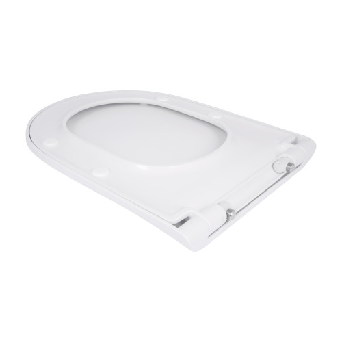 Qtap Сидіння для унітазу (Robin 520, Scorpio 520) 465x363x60 мм, White, з мікроліфтом, Slim Duroplast, MagLock QTSC179W48916
