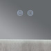 Дзеркало Qtap Taurus (TA2) 800×700 мм з LED-підсвічуванням Touch, з антизапотіванням, з димером, рег. темп. кольори (3000-6500K) QTTAU70070048955