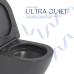 Унітаз підвісний Qtap Robin Ultra Quiet 520×365×340 мм, Anthracite, з сидінням Slim Duroplast / Soft-close / Quick Release QTROB26AN48995