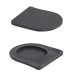 Унітаз підвісний Qtap Robin Ultra Quiet 520×365×340 мм, Anthracite, з сидінням Slim Duroplast / Soft-close / Quick Release QTROB26AN48995