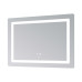 Дзеркало Lidz Kubis (KU2) 1200х800 з LED-підсвічуванням Touch, з антизапітнінням, з диммером, рег. яскравості LDKUB120080049007