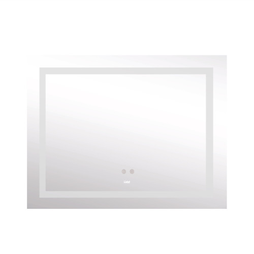 Дзеркало Lidz Kubis (KU1) 1200х800 з LED-підсвічуванням Touch, з антизапітнінням, з диммером, рег. яскравості LDKUB120080049008
