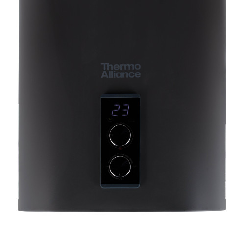 Водонагрівач електричний Thermo Alliance 50 л Grey, вертикальний плоский, мокрий ТЕН 2 кВт (0,8+1,2) DT50V20G(PD)/2G