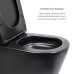 Комплект 2 в 1: підлоговий унітаз Qtap Scorpio Matt Black QT14226088AMB + набір гігієнічного душу Lidz Aria Black LDARI110BLA43394
